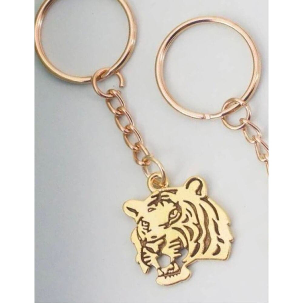 Cincinnati Bengals Gold Keychain Tiger